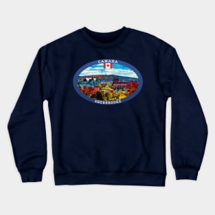 Sherbrooke Canada Travel Crewneck Sweatshirt